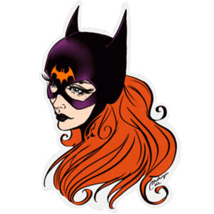 Bat Mask Girl sticker thumbnail