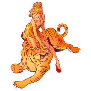 Tiger Girl sticker thumbnail